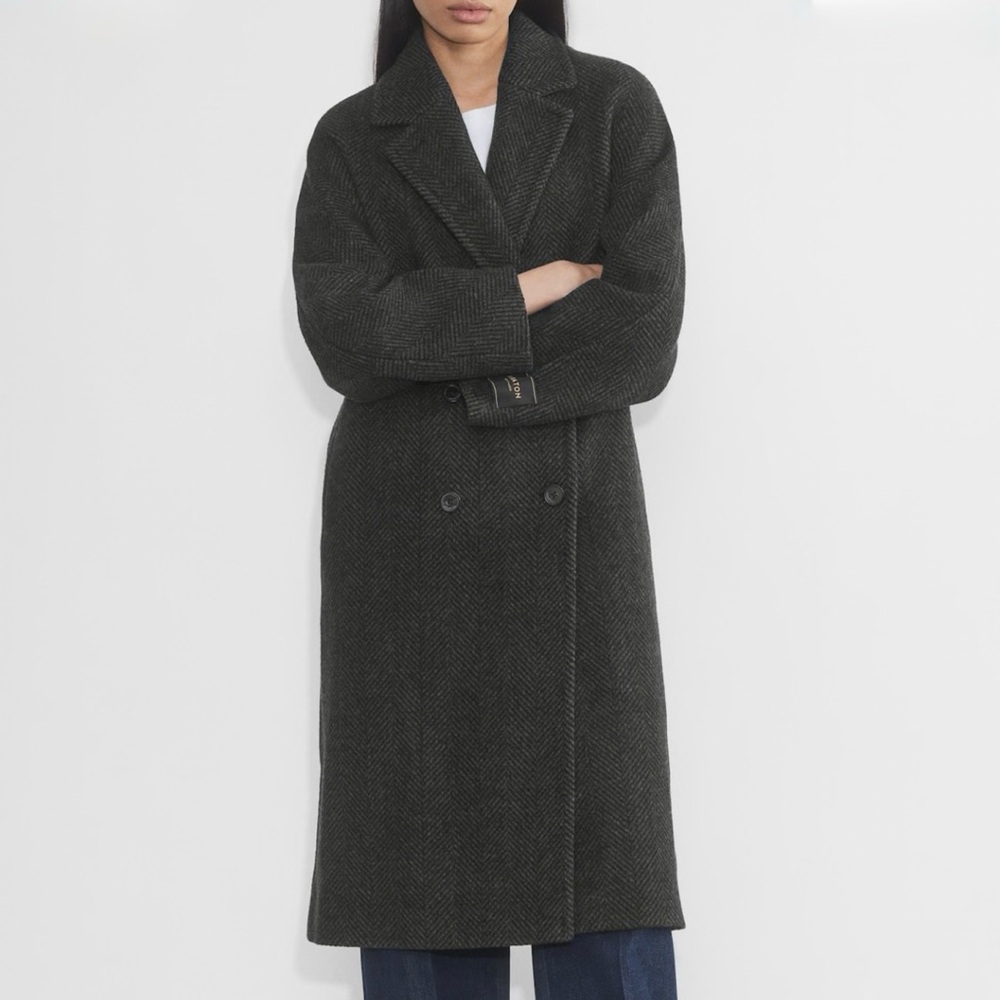Aritzia The Slouch Coat - Soft Wool Cashmere